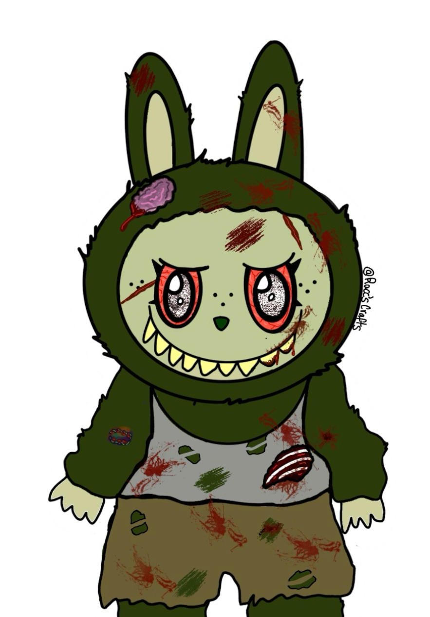 Horror Labubu Stickers