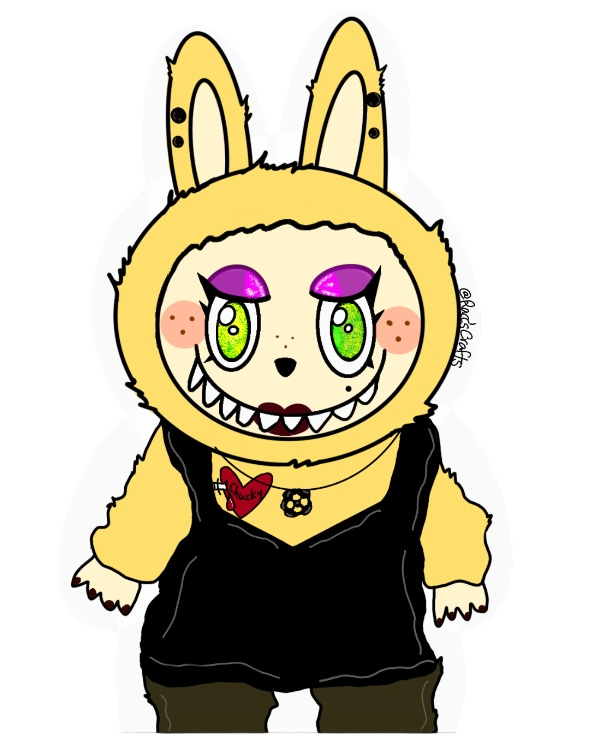 Horror Labubu Stickers