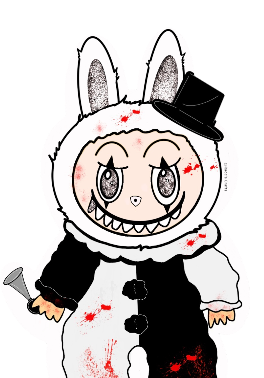 Horror Labubu Stickers